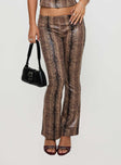 Slither Pants Snake Print