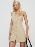 Fenny Mini Dress Beige