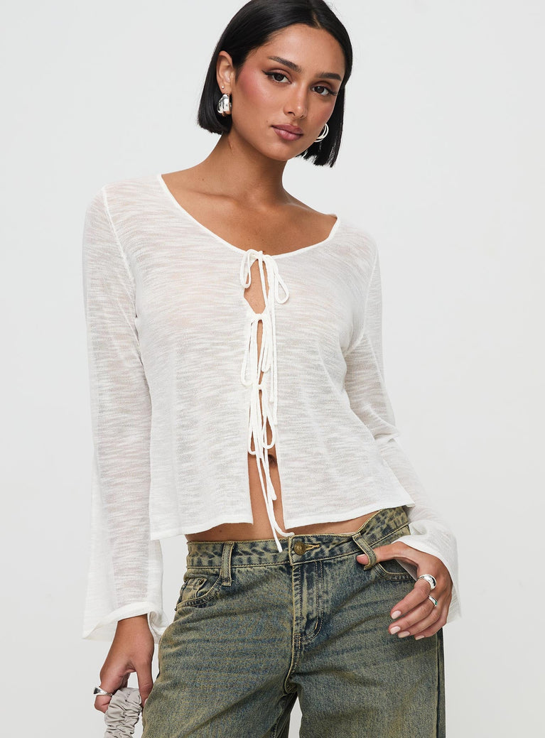 Fast Nights Top White