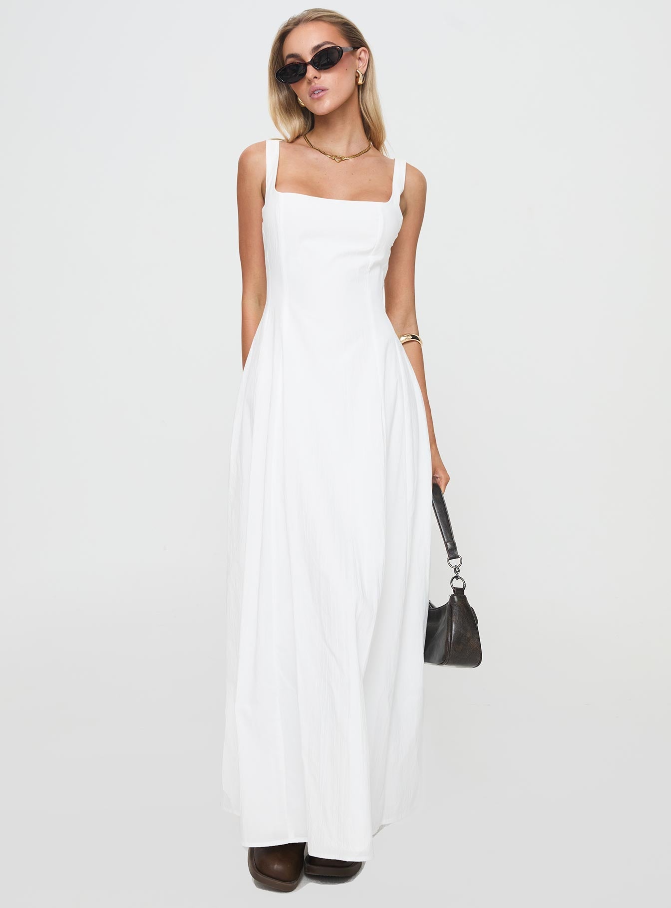 Collective Dress - You Can Maxi Dress White fifth image