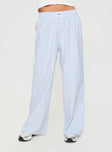 product Princess Polly High Waisted Pants  Beach House Pants Blue Stripe