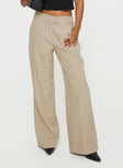 product Princess Polly High Waisted Pants  Zienna Pants Taupe