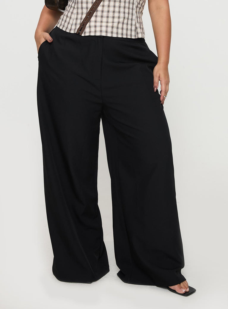 Burnette Pants Black Curve