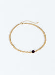 Hintz Necklace Gold