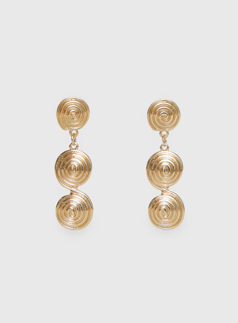 Zamie Earrings Gold