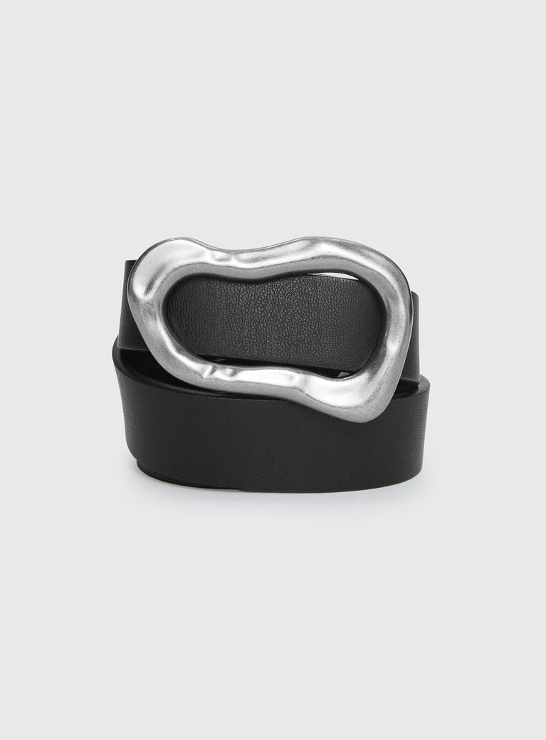 Leto Belt Black / Silver