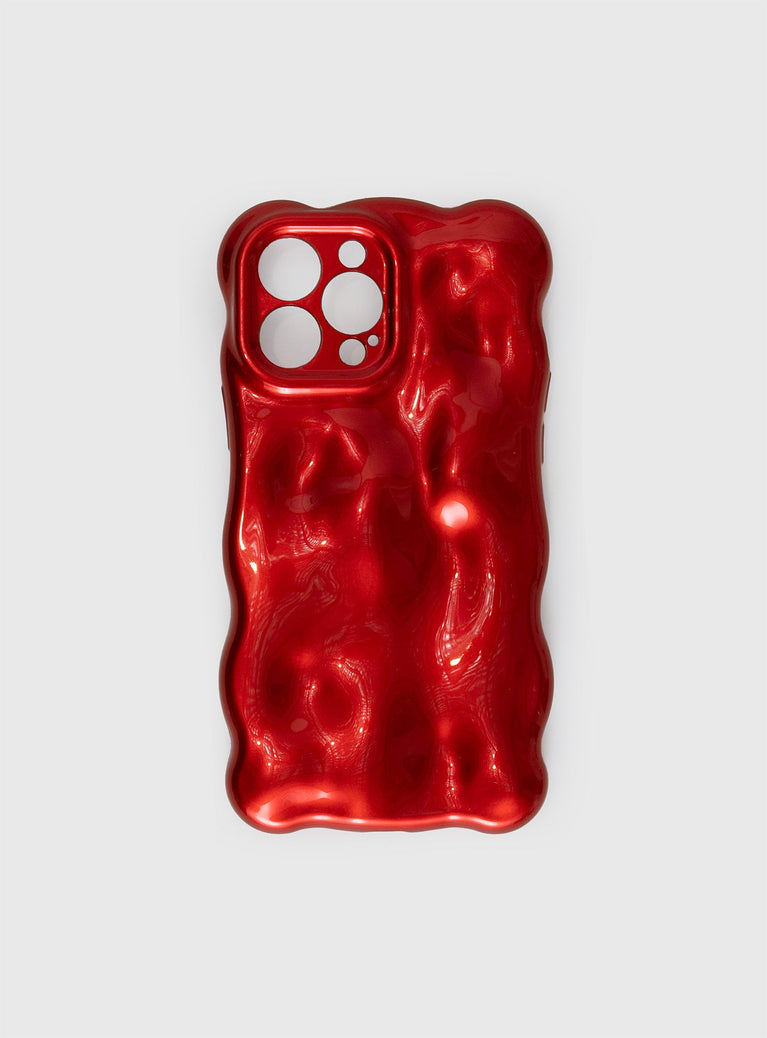 Maceline Iphone Case Red