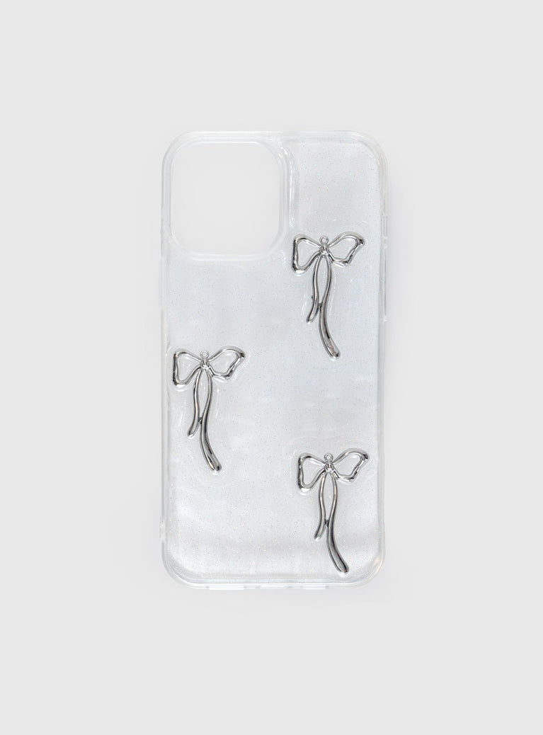 Only Exception iPhone Case Silver