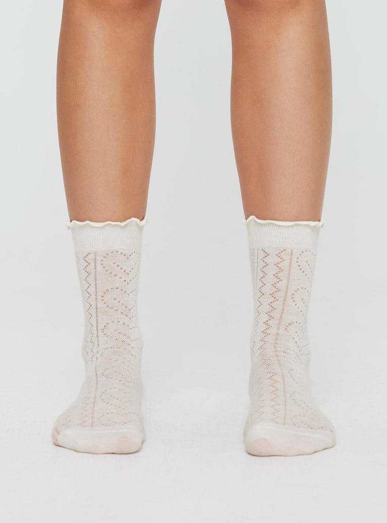 Kylese Socks Cream