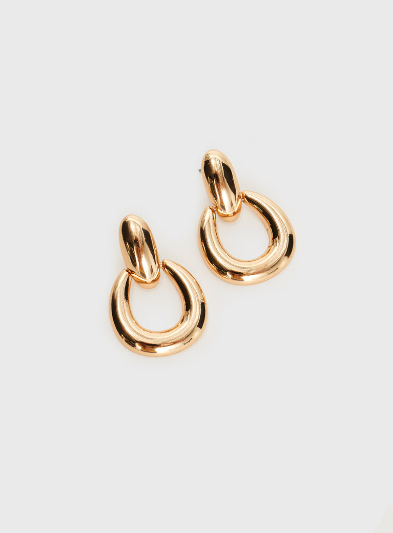 Titania Earrings Gold