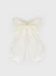 Emorie Hair Bow White