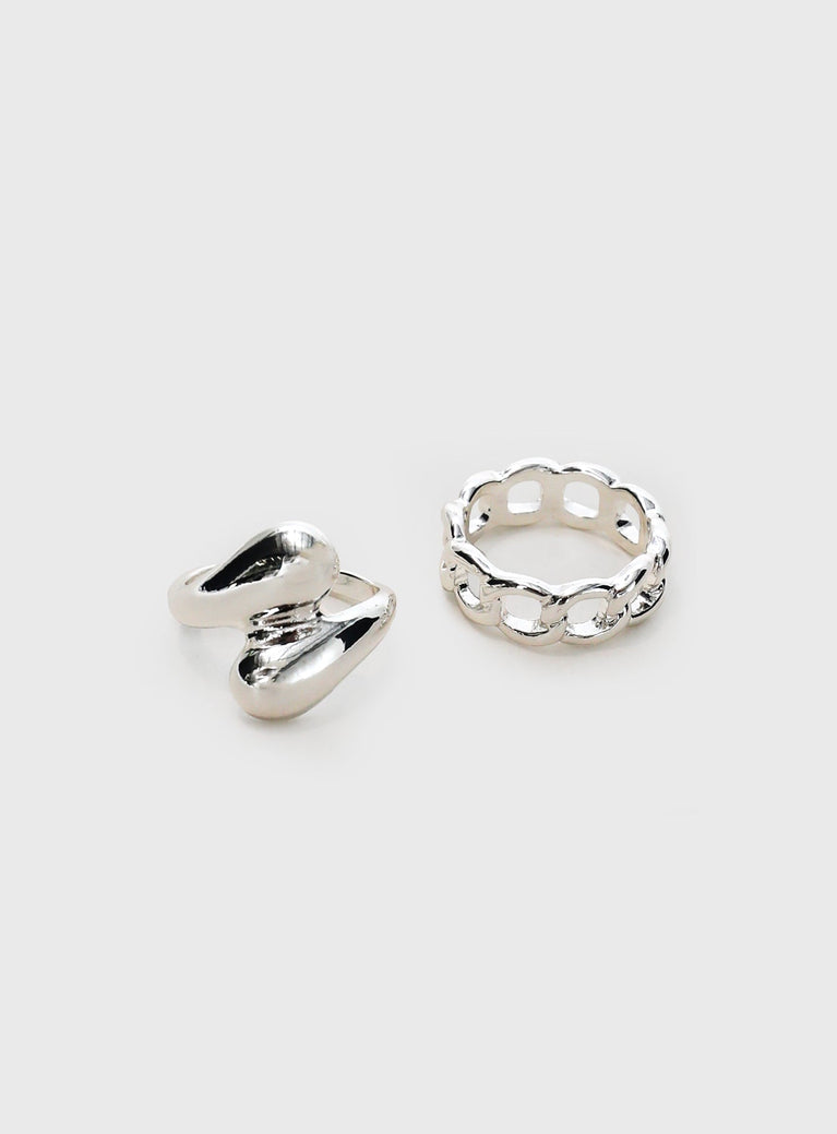 Manarola Ring Pack Silver