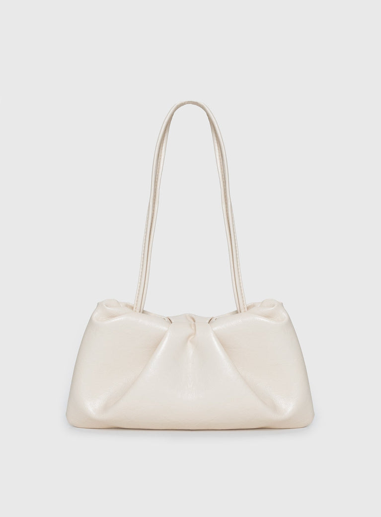 Just Peachy Shoulder Bag White