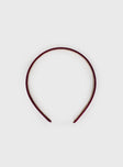 Gentle Headband Red