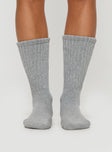 Carazon Socks Grey Marle