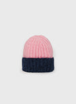 Moxlan Beanie Pink/navy