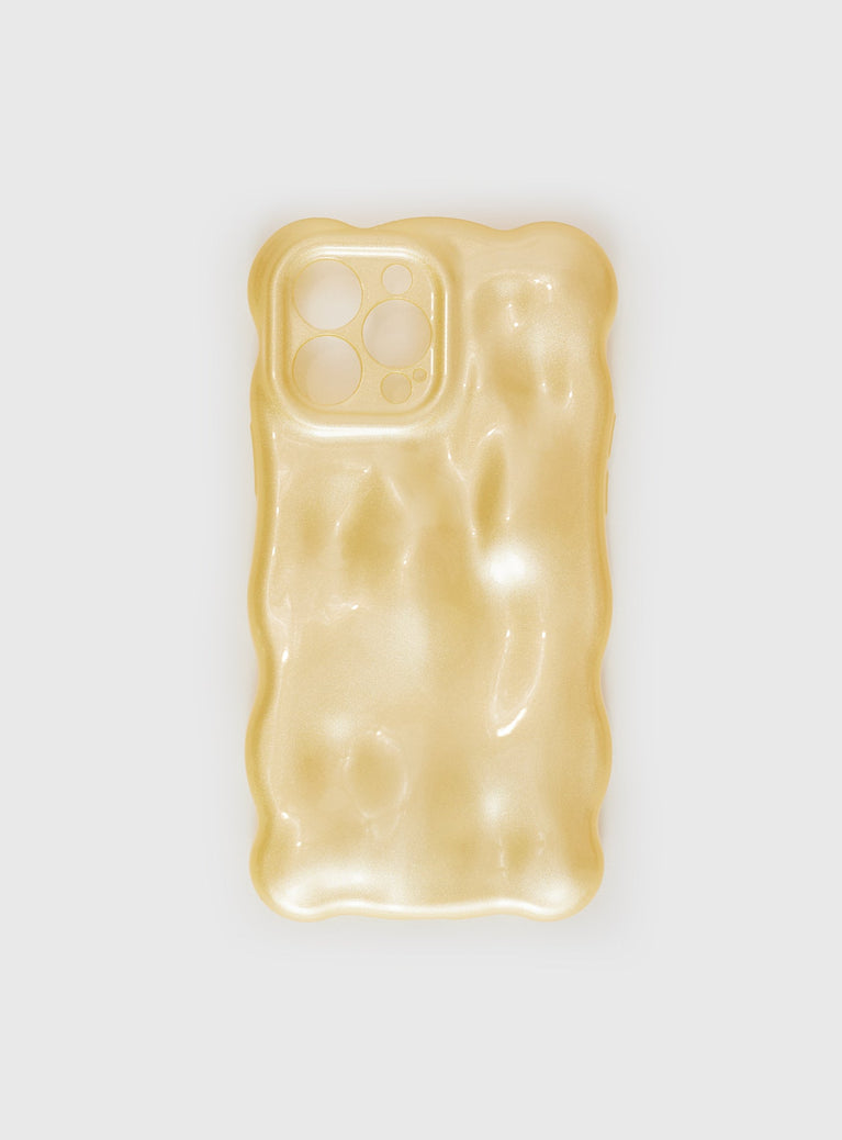 Maceline iPhone Case Yellow