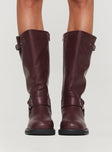 Therapy Sultan Boots Cherry