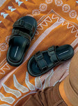 Ma Belle Sandals Contrast Stitch