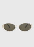 Since New York Sunglasses Gold / Green