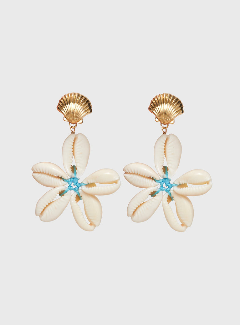 Caprina Earrings Multi/Gold