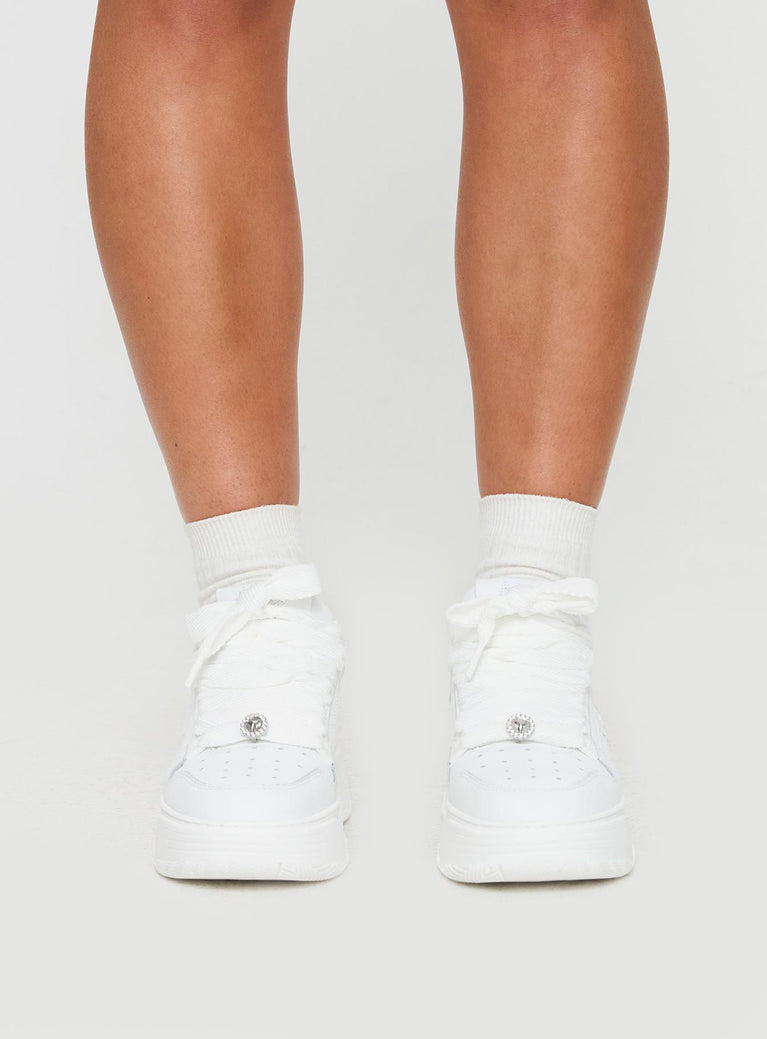 Windsor Smith Action Sneakers White