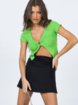 product Charlotte Ruched Mini Skirt Black Princess Polly  Mini Skirts 