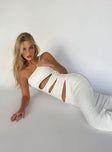 product Princess Polly Asymmetric Neckline  JGR & STN Claudia Maxi Dress White