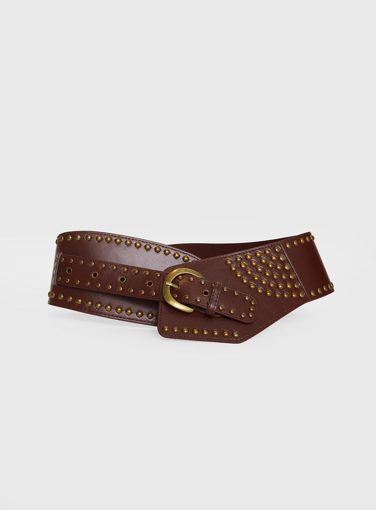 Buccaneer Belt Brown / Gold