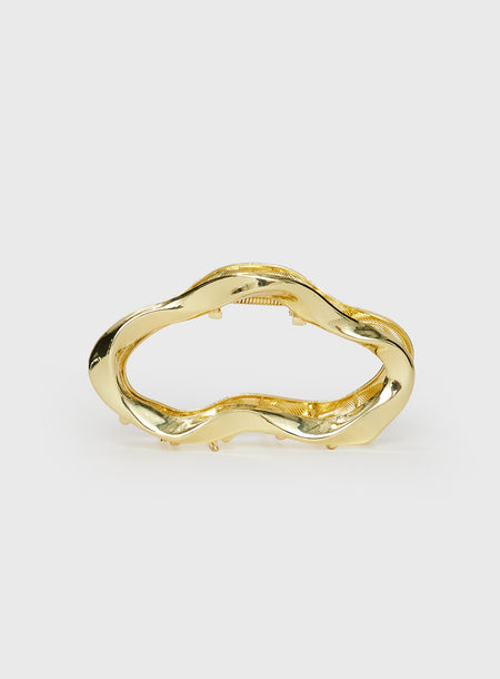 Take It Off Hair Clip Gold