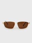 Aletta Sunglasses Brown / Gold