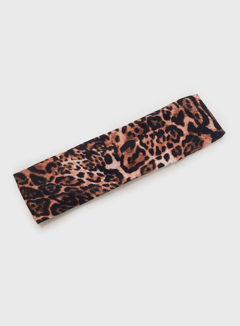 The Juney Headband Leopard