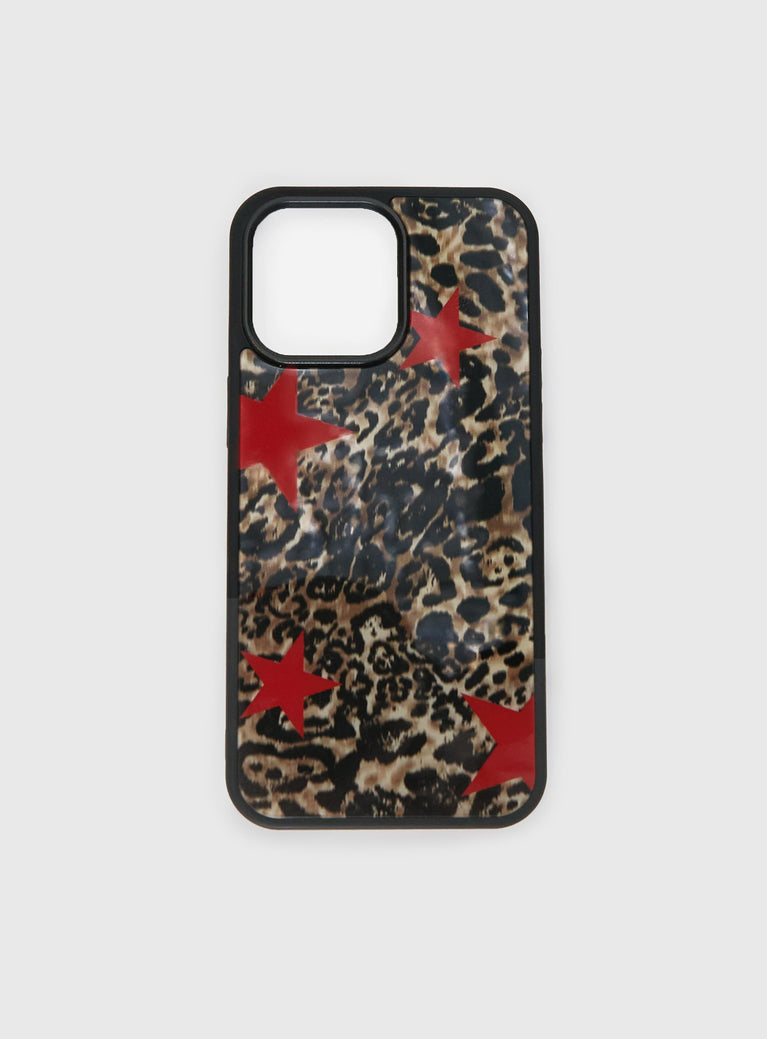 Unfolding iPhone Case Leopard