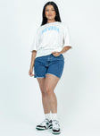 product Princess Polly Half Sleeves Crew Neck  Nevada Graphic Tee White