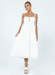 product Princess Polly Asymmetric Neckline  Empress Of Love Maxi Dress White