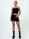 product Macaulay Knit Mini Skirt Black Princess Polly  Mini Skirts 