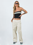 product Princess Polly High Waisted Pants  Kent Parachute Pants Beige