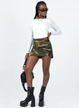 product Selby Mini Skirt Camouflage Princess Polly  Mini Skirts 