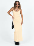 product Princess Polly Square Neck Square Neck  Knox Maxi Dress Peach