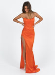 product Princess Polly Square Neck  Tyree Strapless Maxi Dress Orange