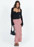 product Mullins Bias Cut Maxi Skirt Pink Princess Polly  Maxi 