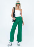 product Princess Polly High Waisted  Nicolson Jean Green