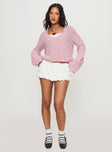 Maela Knit Cardigan Pink