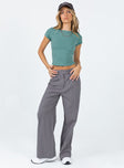 product Princess Polly High Waisted Pants  Adkins Pants Grey