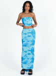 product Hillcrest Floral Maxi Skirt Blue Princess Polly  Maxi 