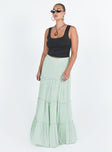 product Miriah Maxi Skirt Sage Princess Polly  Mini Skirts 