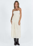 product Princess Polly Square Neck  Ricci Maxi Dress Ivory