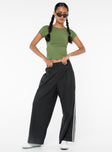 product Princess Polly High Waisted Pants High Waisted Pants High Waisted Pants  Off Duty Pants Onyx