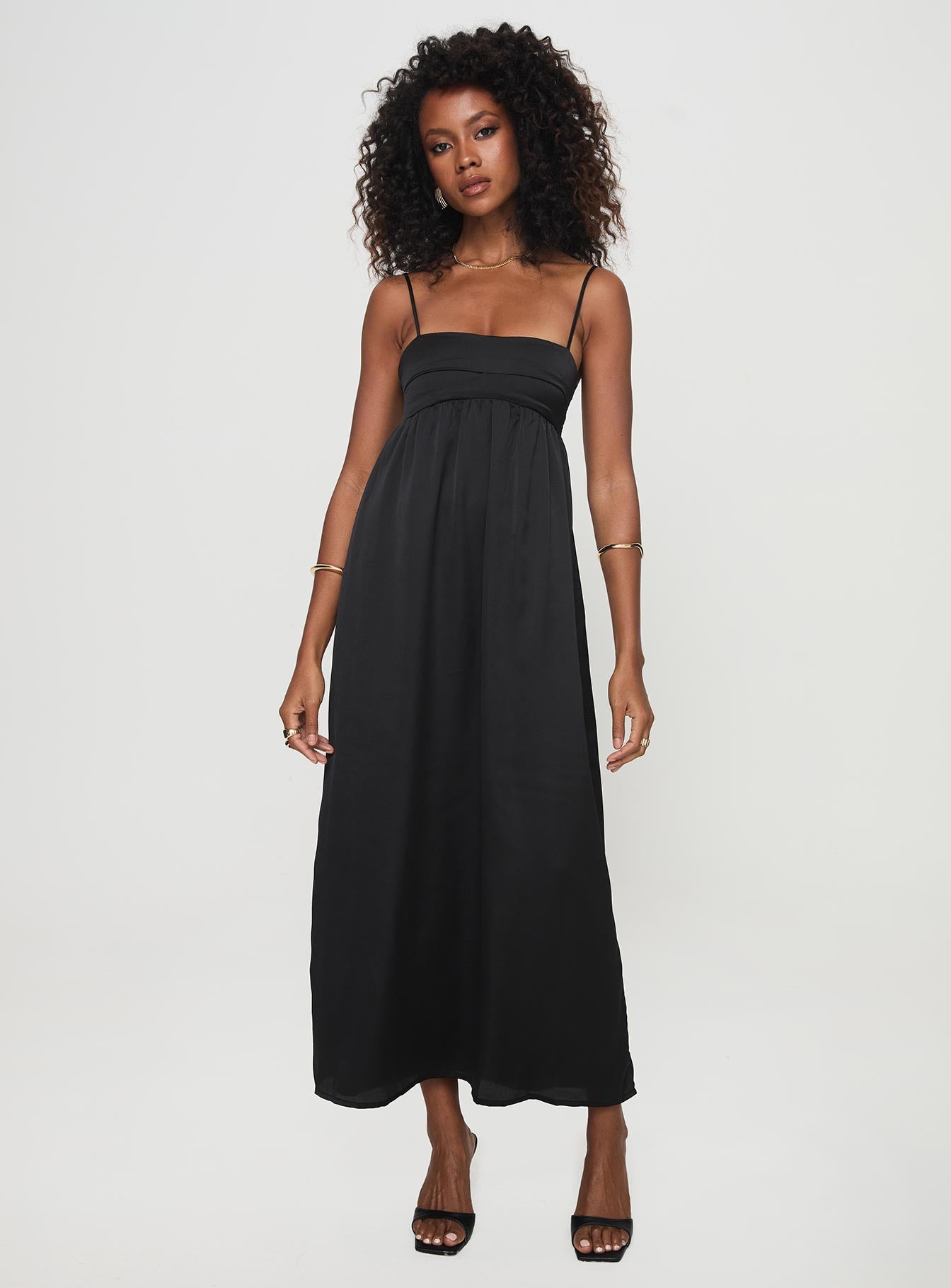 Shop Formal Dress - Ortega Maxi Dress Black sixth image