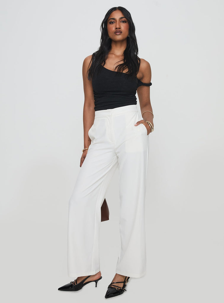 Burnette Pants White